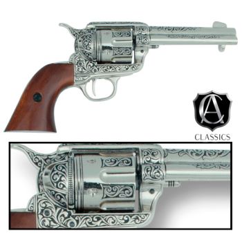 Engraved Classic M1873 Fast Draw Revolver
