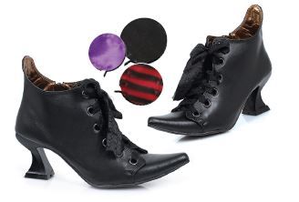 Witchy Goth Spool Heel Shoes
