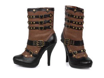 Sweet and Funky Women's Steampunk Booties