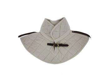 Excellent Under Medieval Armor White Cotton Padded Collar