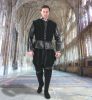 Medieval Nobelman Faux Leather Doublet Costume