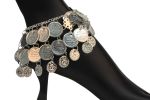 Belly Dancer Costume Coin Anklet with 3 Rows