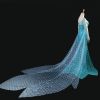 Women's Ice Queen Elsa Blue Frozen Costume