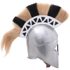 Greek Corinthian Helmet with Plume