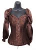 Women's Steampunk Sweet and Sassy Corset With Sleeves