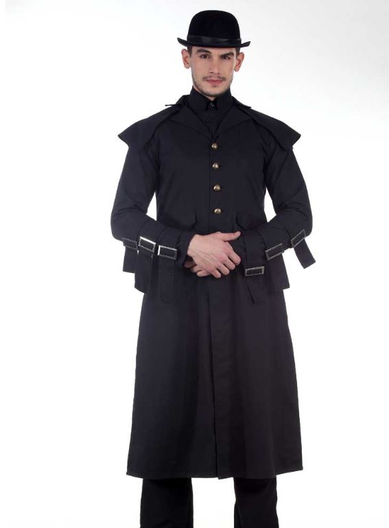 Gothic Steampunk Gentleman Frock Coat