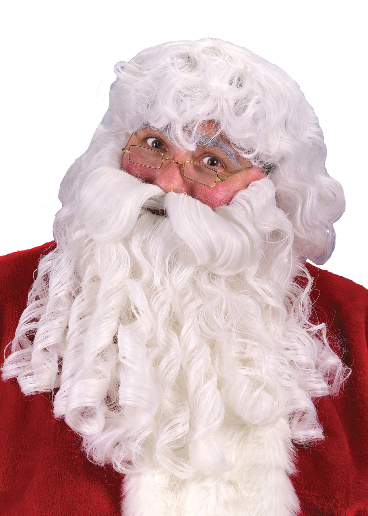 Santa Full Beard and Wig Set