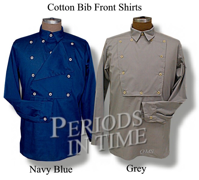 Cotton Bib Front Shirt