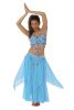 Belly Dance Skirt in 6 Colors With Gold or Silver Coins