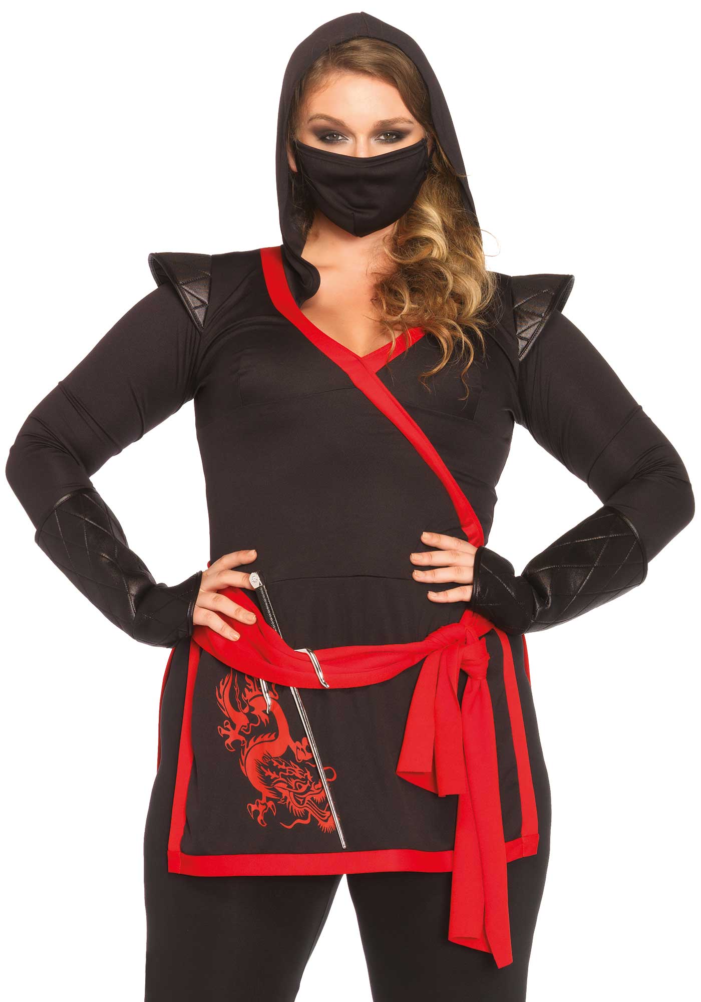 Ninja, Woman Ninja, Plus size, Plus size Ninja, Halloween, cosplay, perform...