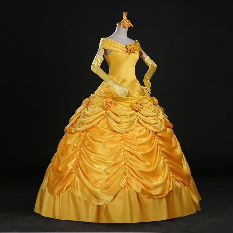 æggelederne race Måler Adult Yellow Belle Dress | Beauty and the Beast Costumes