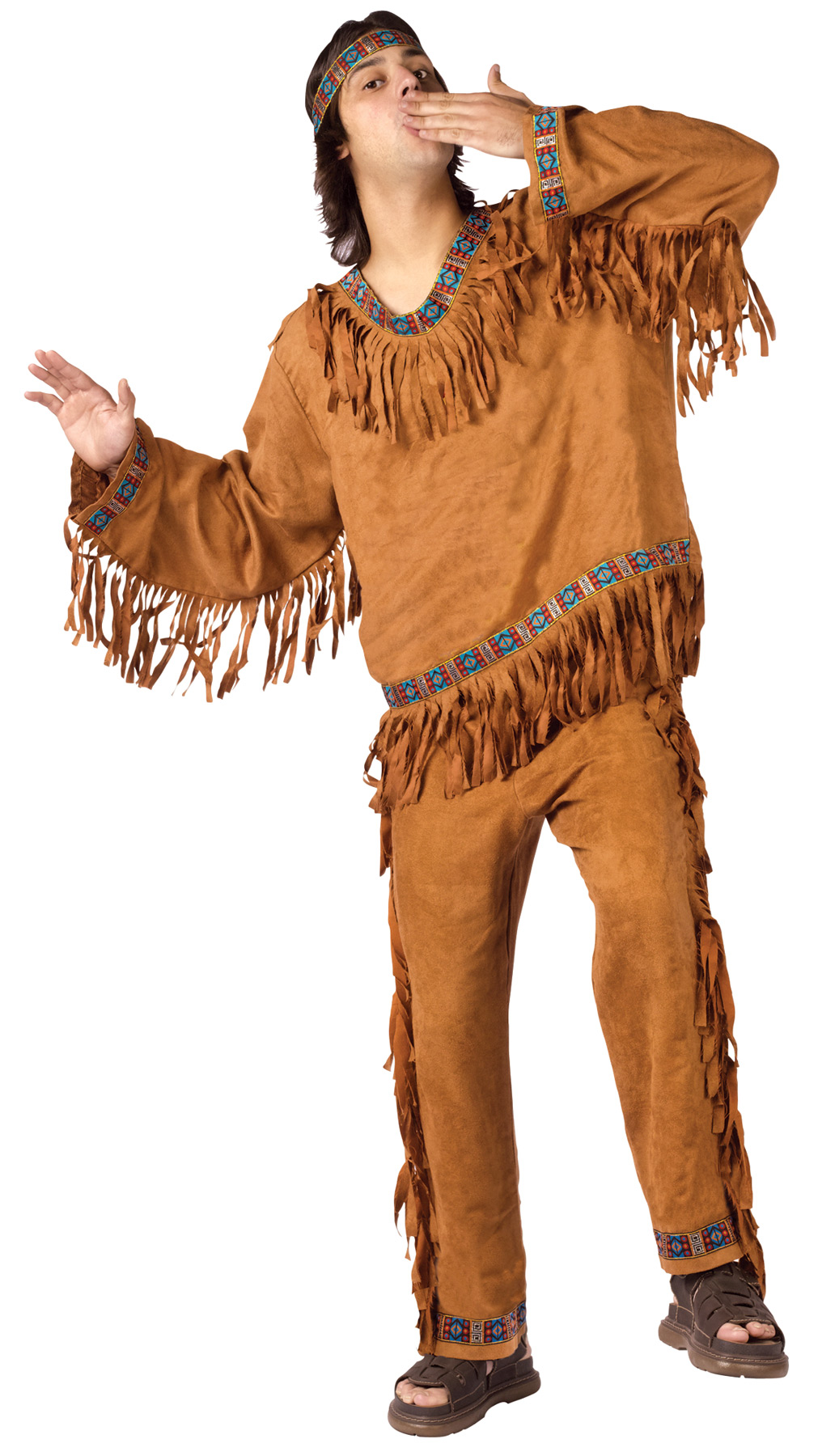 American Indian Man 3-Piece Costume