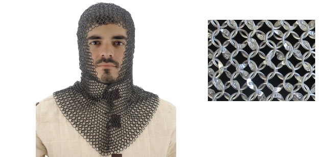 Squire Grade Aluminum Chainmail Coif