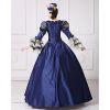 Beautiful Navy Blue 19th Century Ball Gown