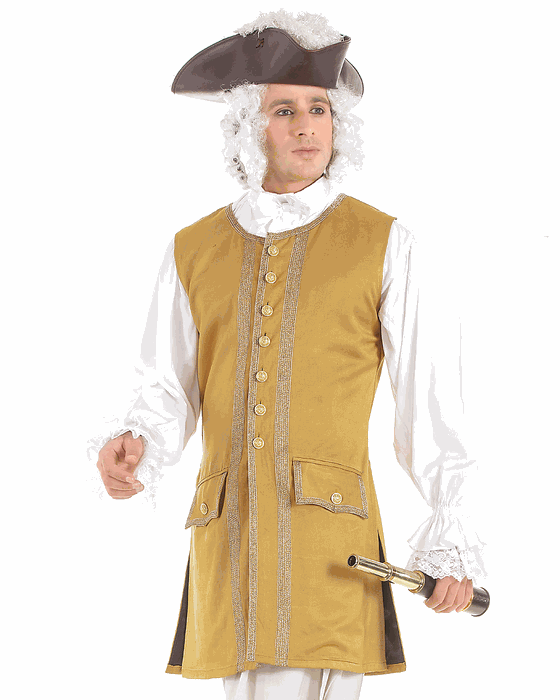 Handsome Commodore Norrington Style Costume Vest
