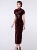 Elegant Chinese Velvet Dress