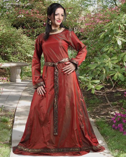 Isabel Silk Medieval Dress