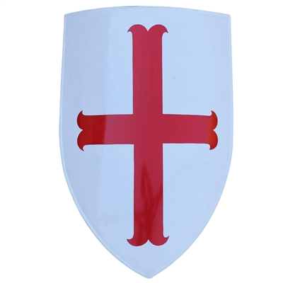 Handsome Knights Templar Heater Medieval Shield