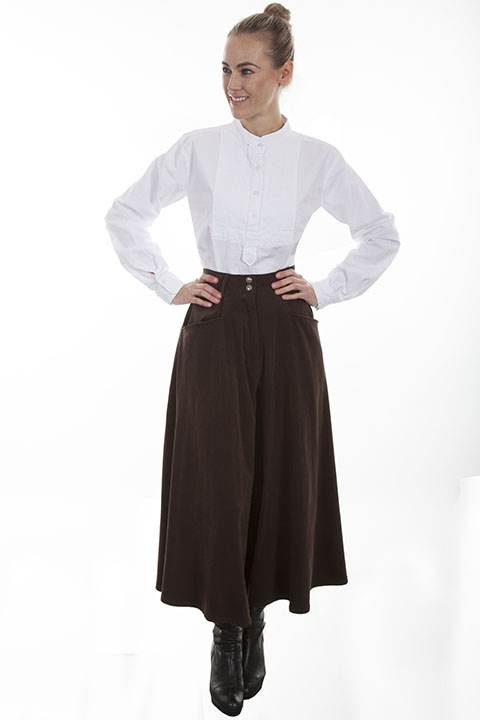 Western Split Skirt for Ladies