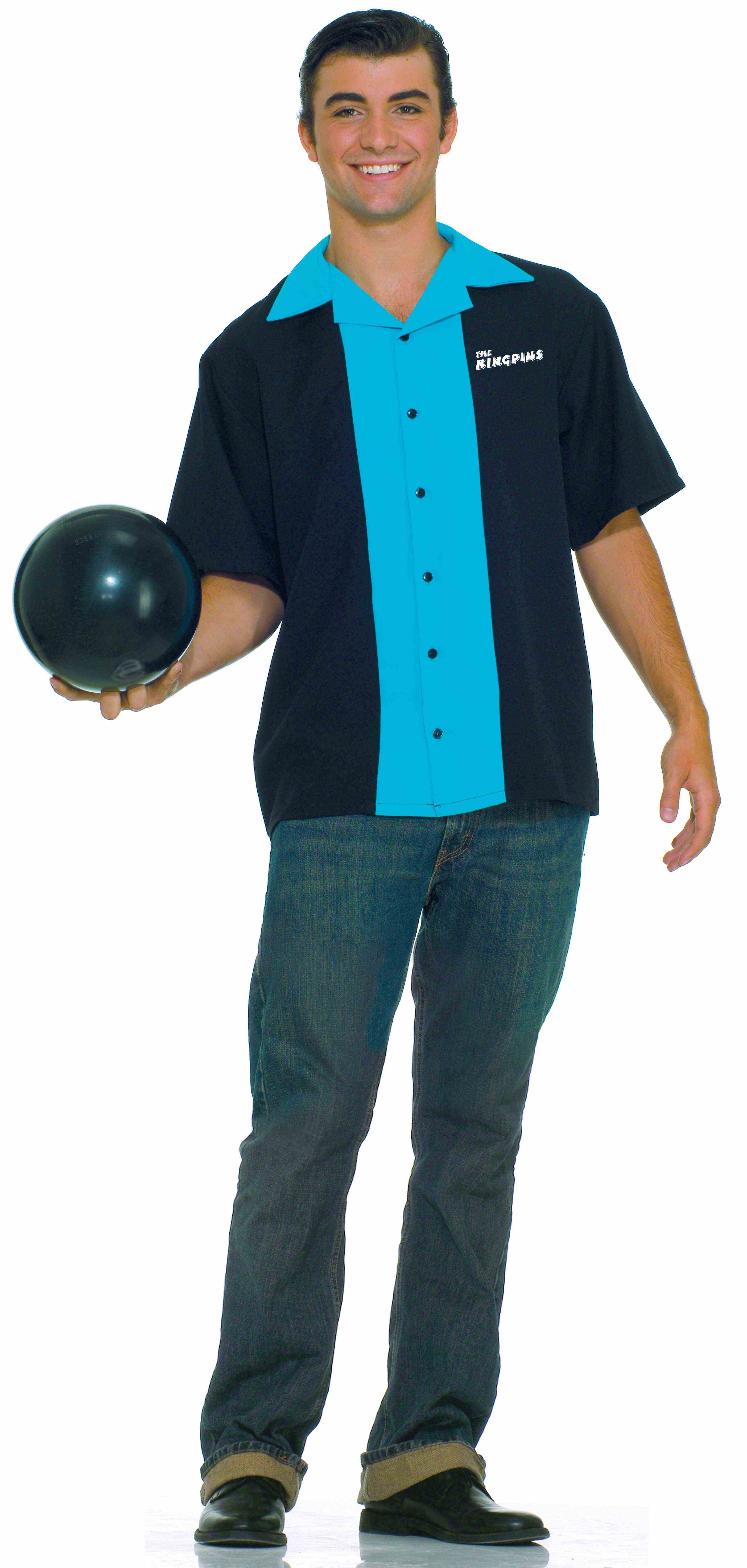 Men's Retro 1950's King Pin Bowling Shirt