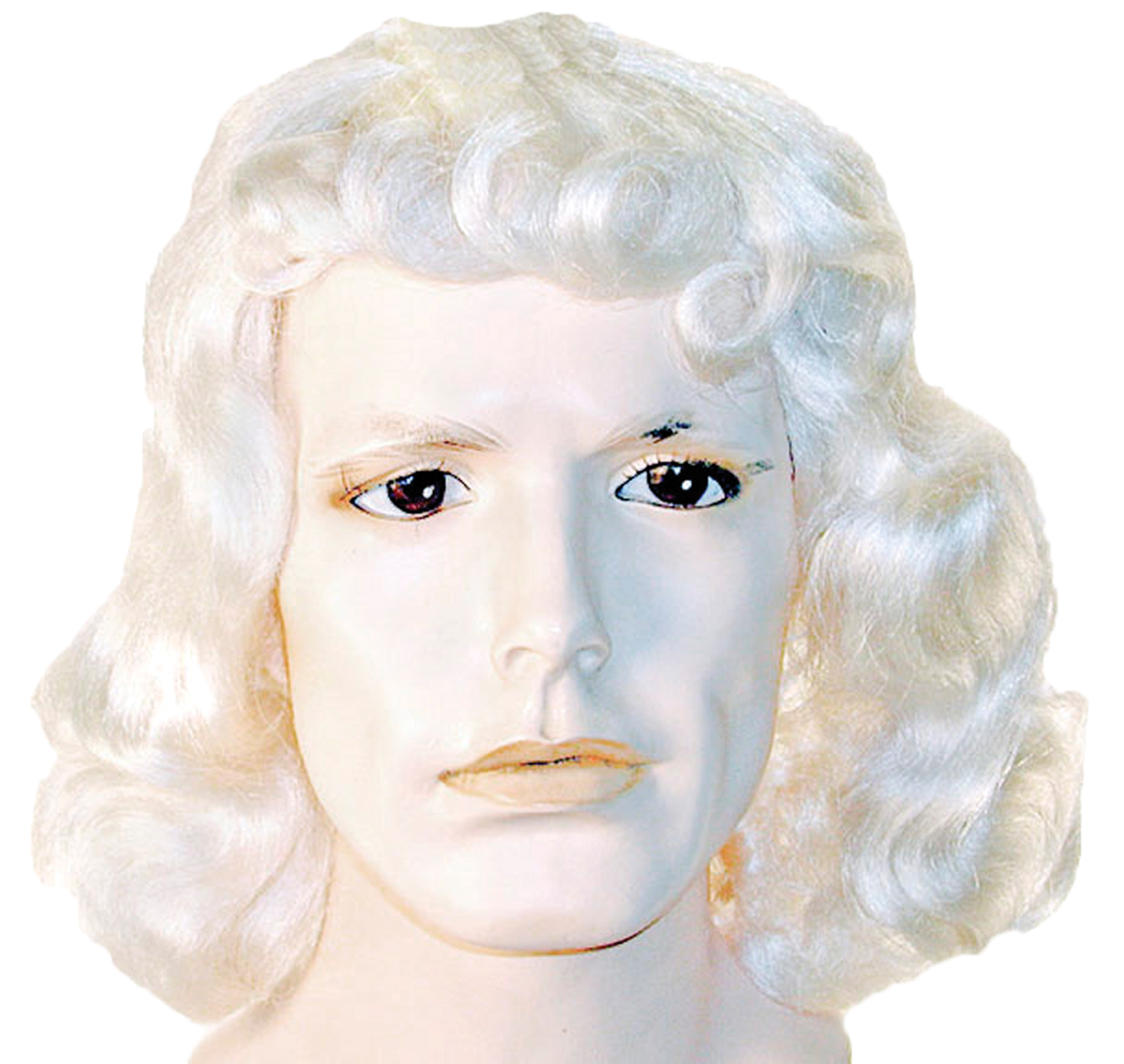 White Quaker Costume Wig