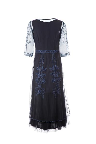 True Romantic Vintage Dress | 1920-30's Sapphire Dress