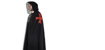 Templar Cloak, Black Wool by GDFB