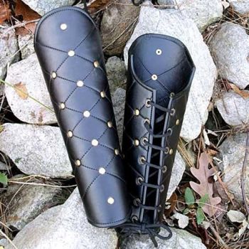 Leather Greaves