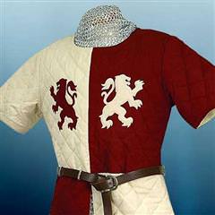 Richard the Lionheart Quilted Under Armor | Lions Rampant Gambeson