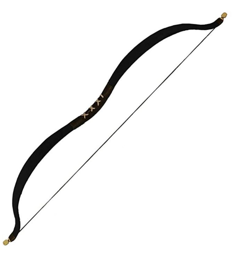 Squire's LARP Bow - Small (Color: (BkGyBn): Black)