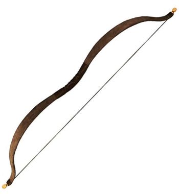 Squire's LARP Bow - Medium (Color: (BkGyBn): Brown)